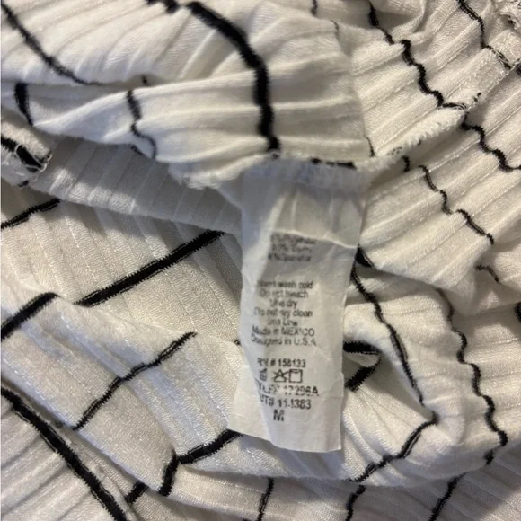 Luke new, black/white stripe tunic top, size medium bought from boutique store - Picture 3 of 7